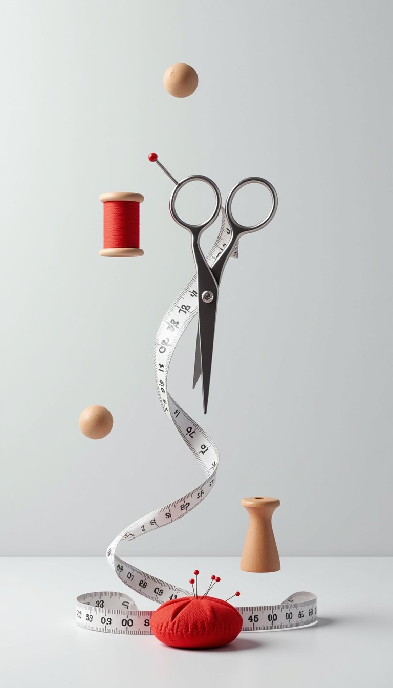 Free Tailor's Floating Essentials Image - Sewing, Scissors, Tailor ...