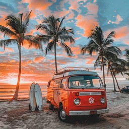 Free Sunset Beach Drive Image - Sunset, Beach, Volkswagen | Download at ...