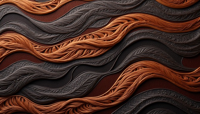 Free Flowing Copper Waves Image - Abstract, Copper, Mahogany | Download ...