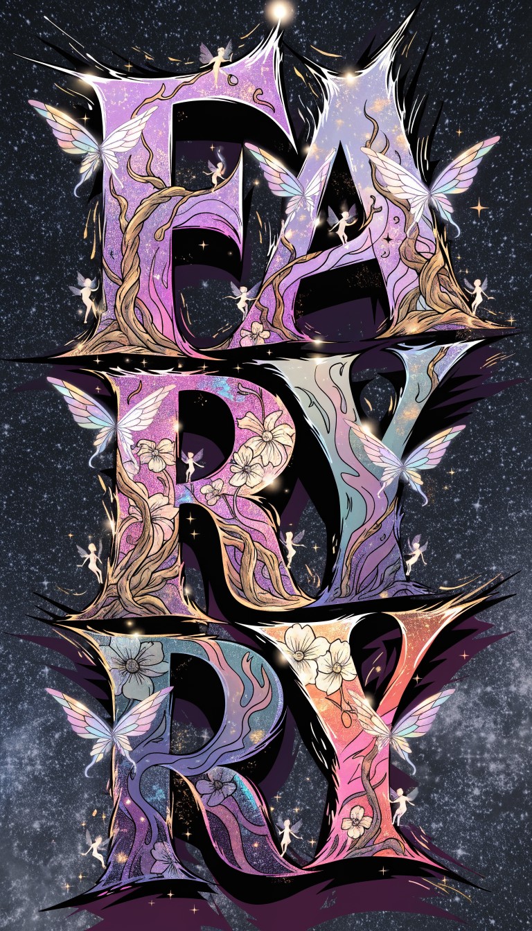 Free Magical Typography Art Image - Fairy, Typography, Lettering ...