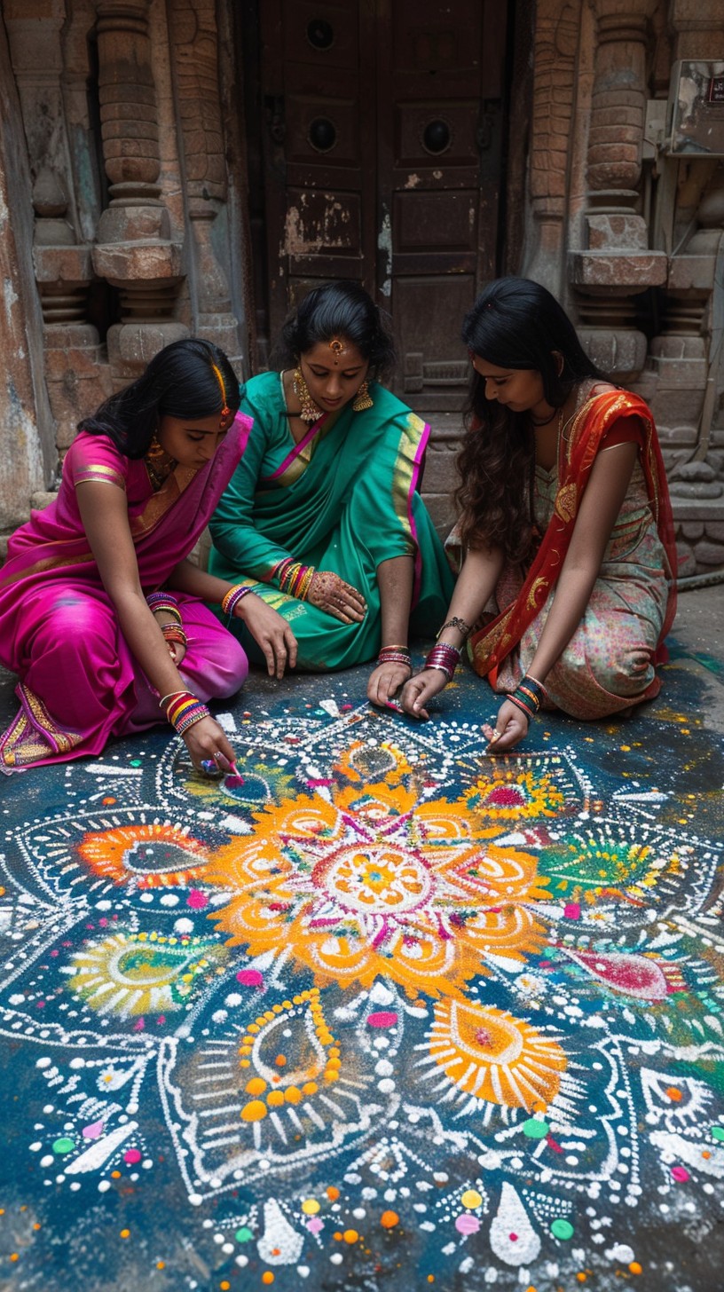 Free Colorful Rangoli Art Image - Rangoli, Art, Tradition | Download at ...