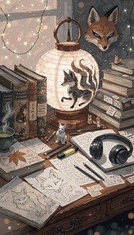 Free Cozy Fox Workspace Image - Study, Desk, Workspace | Download at ...