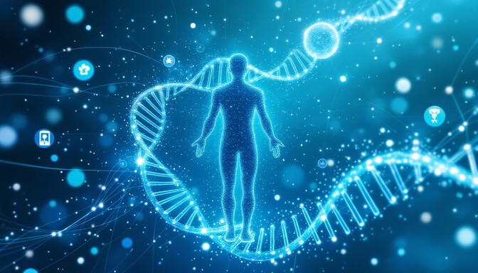 Human Gene Visualisation Free Digital Human Evolution Image - Dna, Human, Digital | Download at ...
