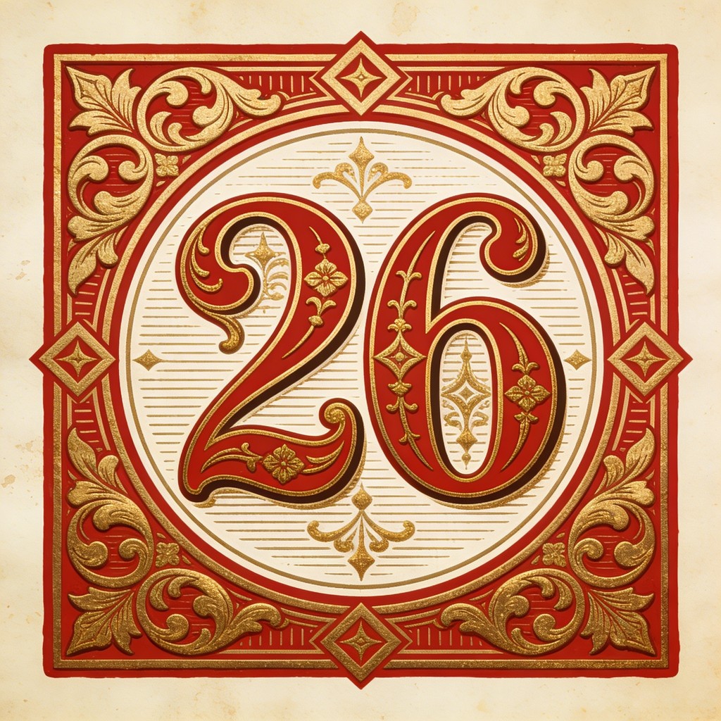 26 Design Patterns Free Ornamental Twenty-Six Design Image - Number, Victorian, Vintage ...