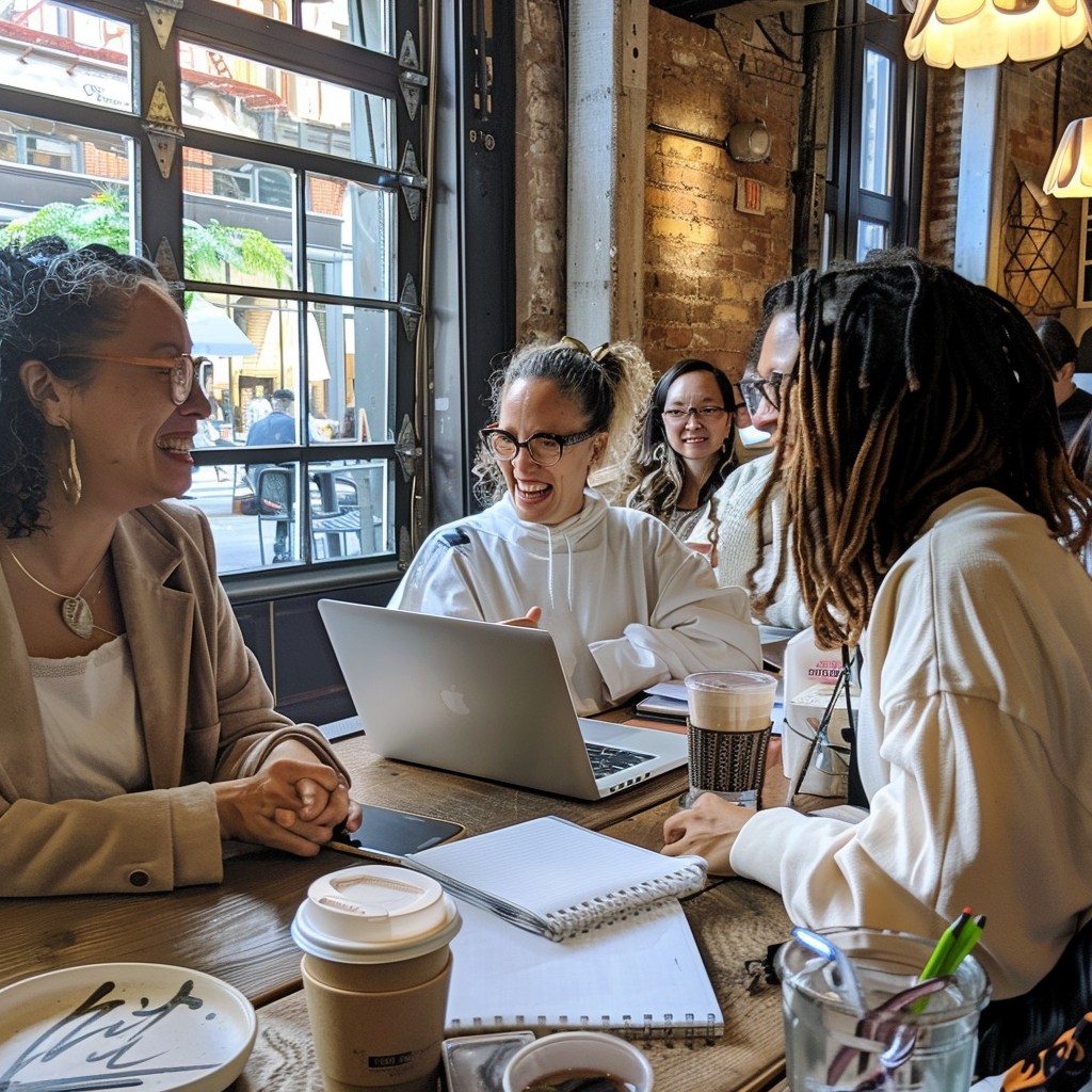 Free Business Meeting Discussion Image - Meeting, Cafe, Women ...