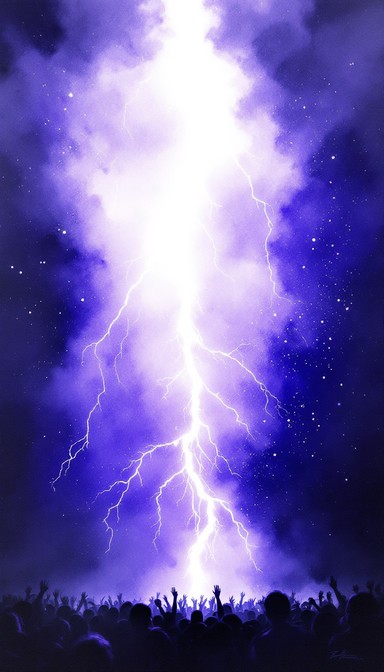 Free Electric Purple Storm Image | Download at StockCake