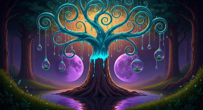 Free Liquid Fantasy Tree Image - Tree, Liquid, Fantasy | Download at ...