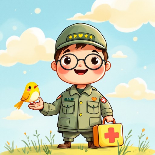 Helper Cartoon Characters Free Caring Digital Helper Image - Illustration, Cartoon, Character ...