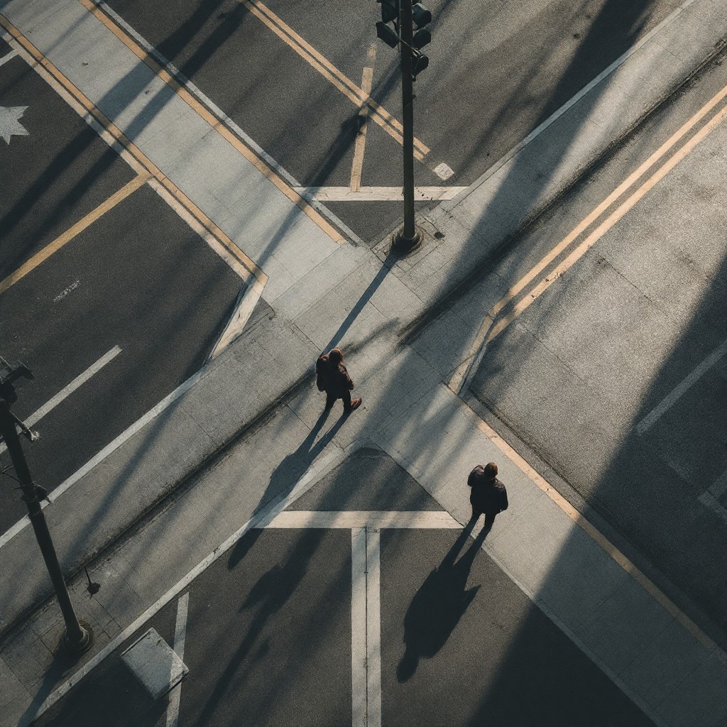 Free Shadows Cross Paths Image - Intersection, Shadows, Urban ...