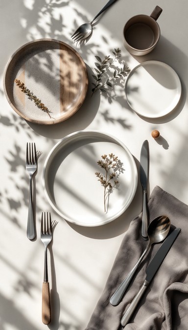 Free Minimal Table Setting Image - Minimal, Ceramic, Plates | Download ...