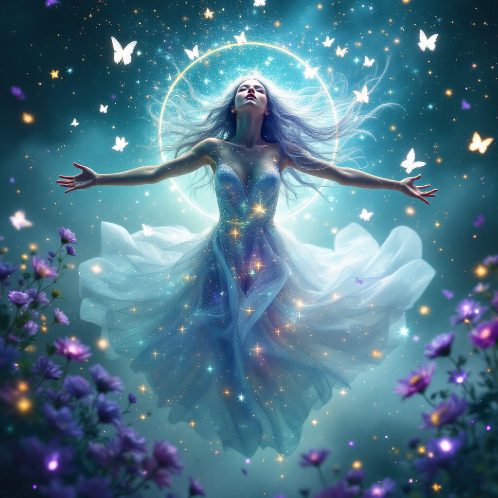 Free Celestial Butterfly Transformation Image - Ethereal, Magical ...