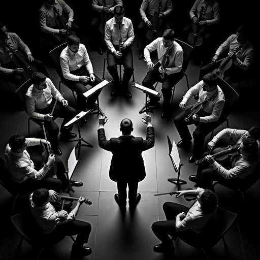 Conductor Visual Free Orchestra From Above Image - Orchestra, Conductor, Symphony ...
