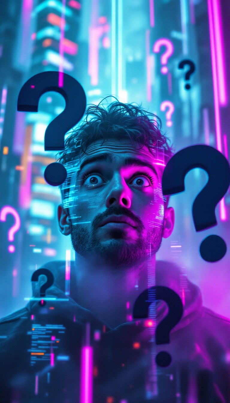 Free Digital Confusion Reality Image - Cyberpunk, Portrait, Confusion ...