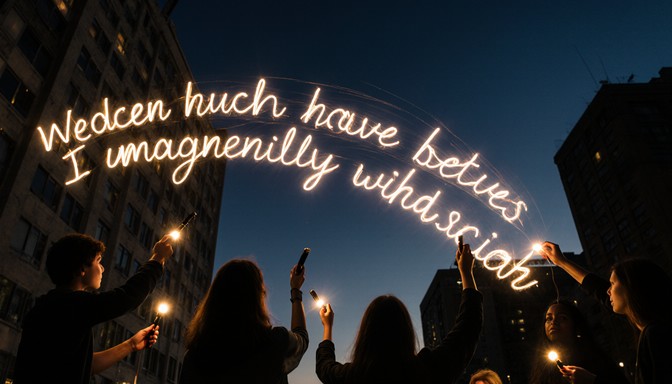 Free Luminous Night Writing Image - Silhouettes, Twilight, Dusk ...