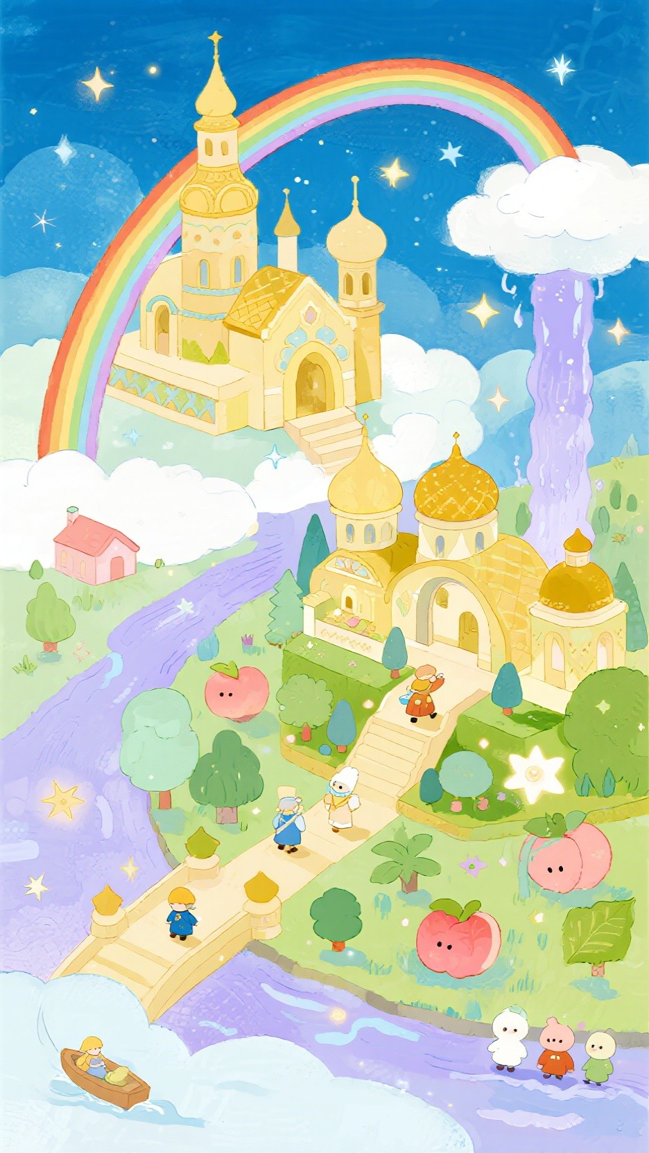 Free Magical Asgard Kingdom Photo - Asgard, Rainbow, Palace | Download ...
