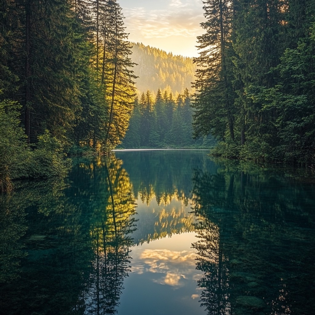 Free Serene forest lake Image - Lake, Forest, Trees | Download at StockCake