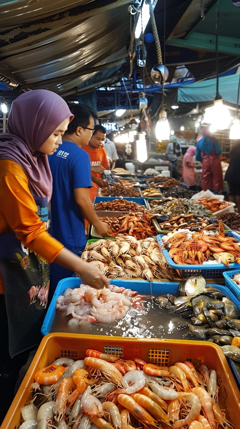 Fish Marketr Free Seafood Market Bustle Image - Seafood, Market, Bustling | Download ...