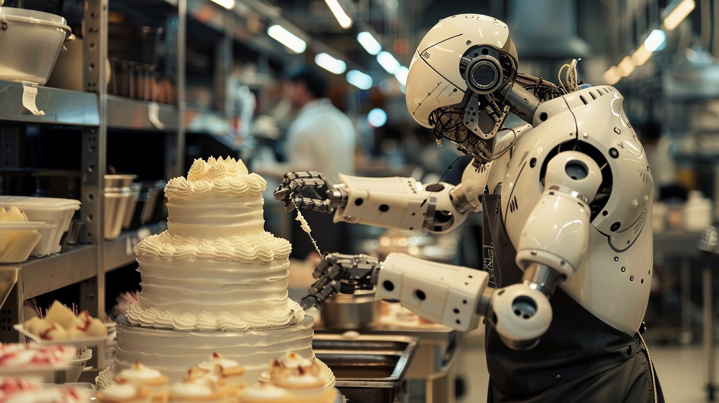 Free Robot Cake Decorator Image - Robot, Cake, Technology | Download at ...