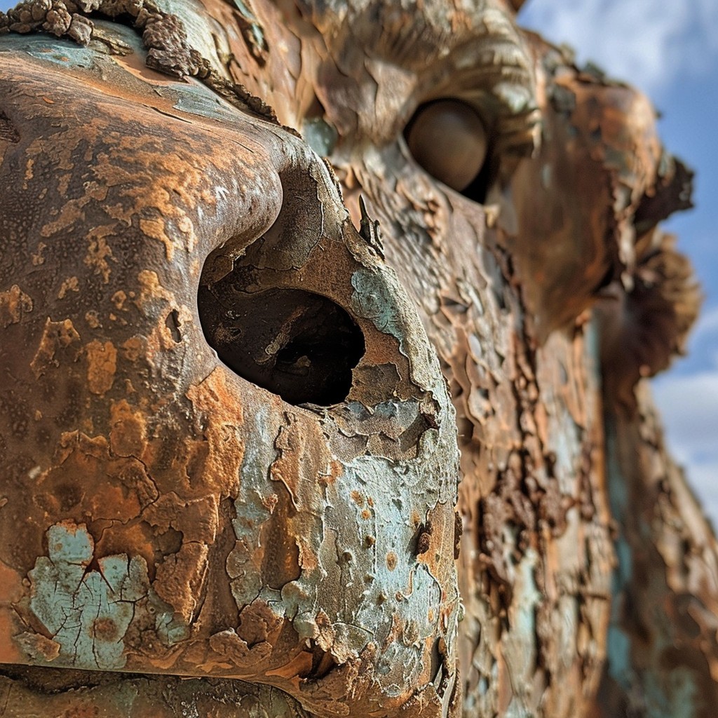 Stretched Rust Face Free Weathered Rusty Face Image - Rust, Texture, Metal | Download at ...