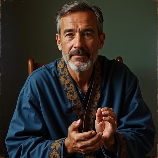 Free Contemplative Blue Portrait Image - Portrait, Chiaroscuro ...