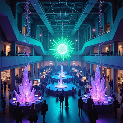 Free Futuristic teal atrium Image - Architecture, Atrium, Modern ...