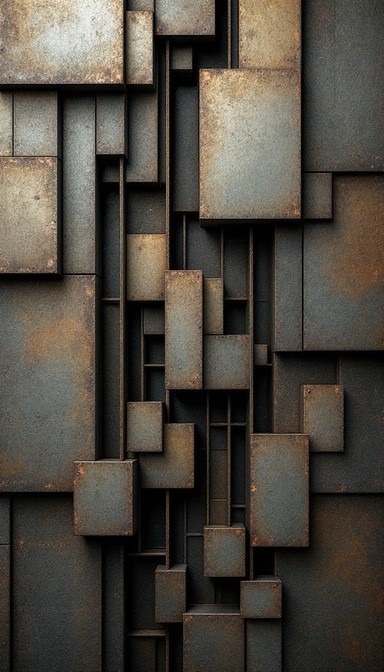 Metalic Shape Free Geometric Metallic Harmony Image - Geometric, Metallic, Minimal ...