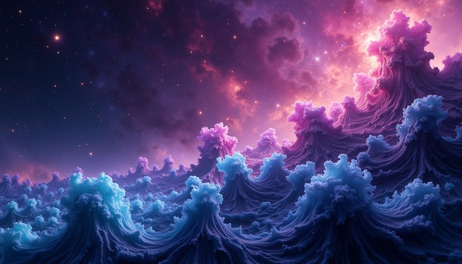 Free Cosmic Wave Symphony Image | Download at StockCake