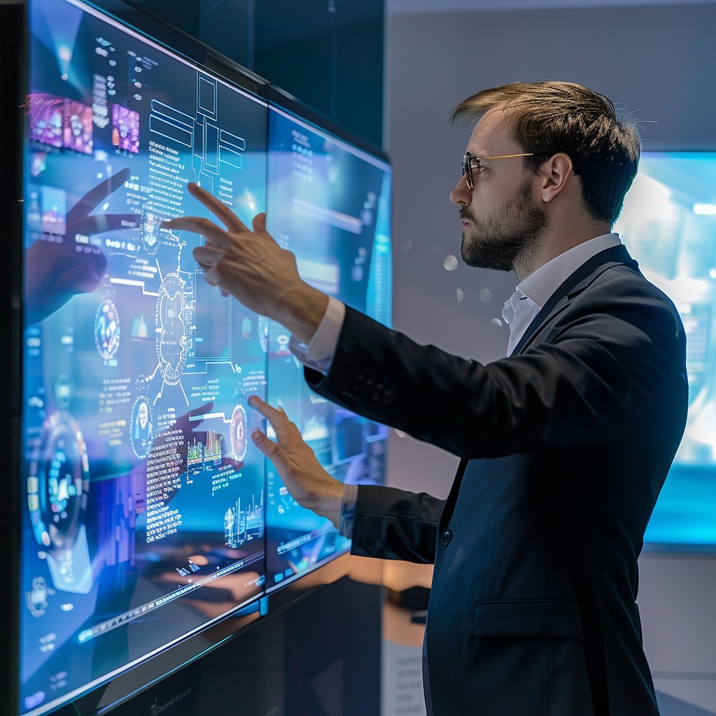 Free Analyzing Data Visualization Image - Technology, Businessman, Data ...