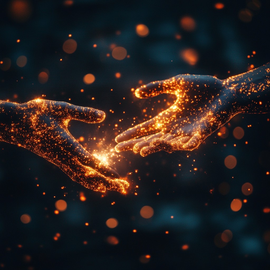 Scintillating Touch Free Sparkling Touch Moment Image - Spark, Touch, Connection | Download ...
