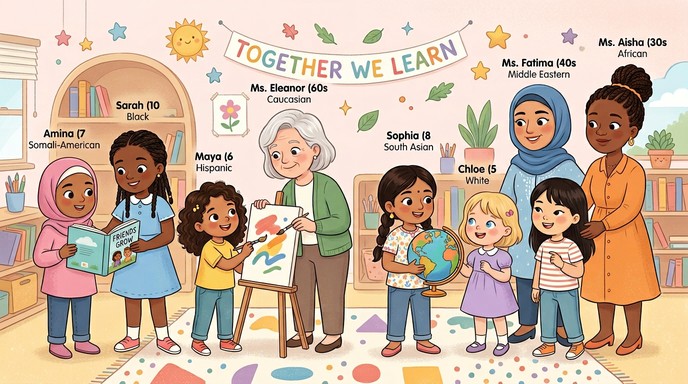 Free Community Learning Together Image - Illustration, Children ...