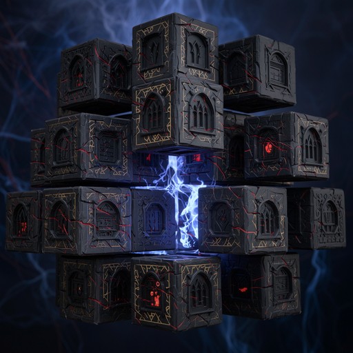 Free Illuminated Cube Labyrinth Image - Gothic, Cubes, Cathedral ...
