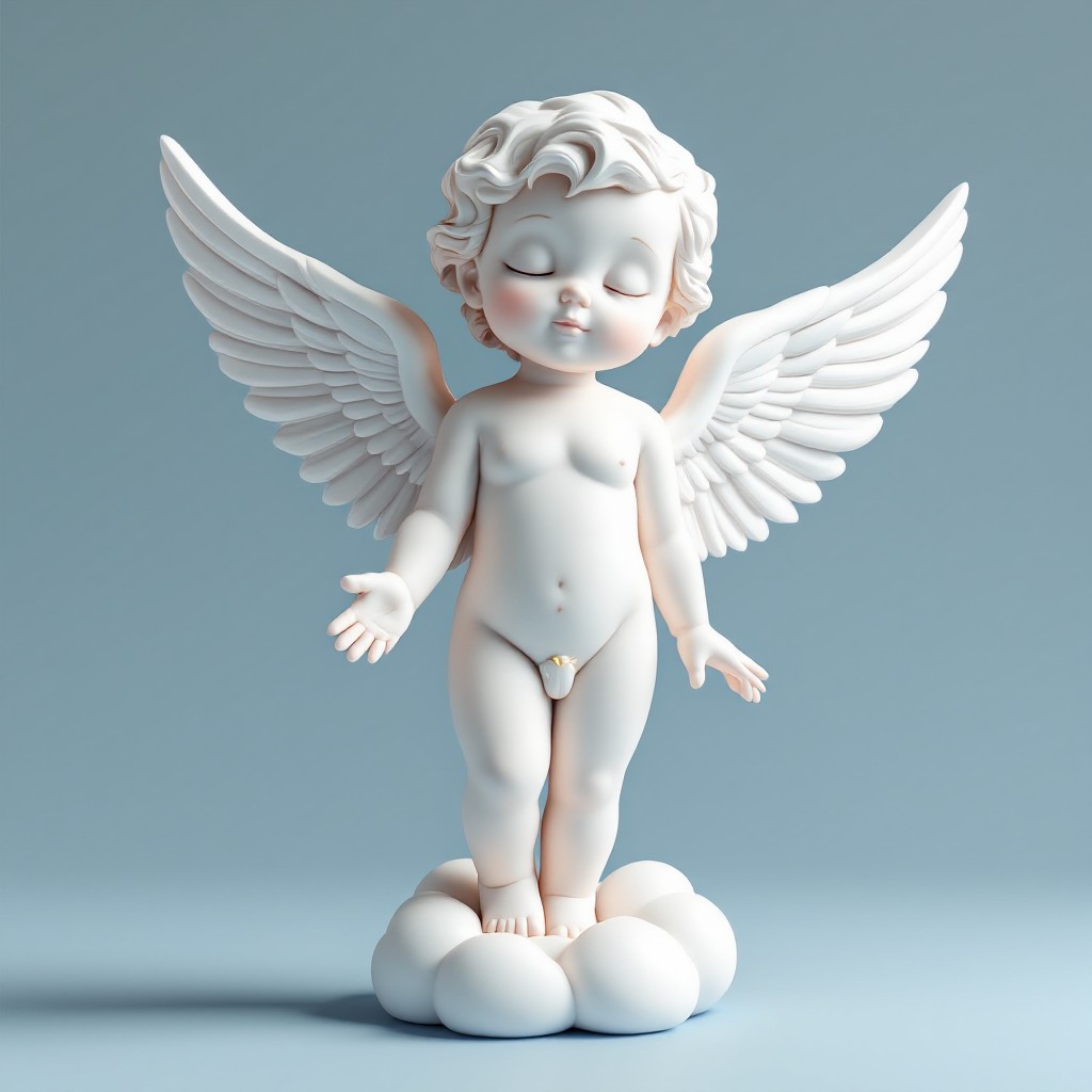 Free Serene Marble Angel Image - Cherub, Angel, Marble | Download at ...