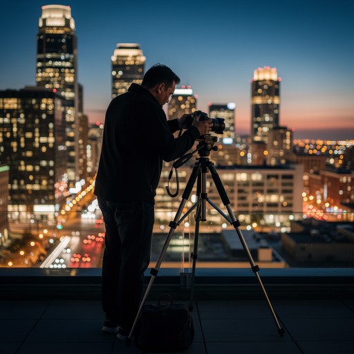 Free Capturing City Nights Image - Photographer, Cityscape, Tripod ...