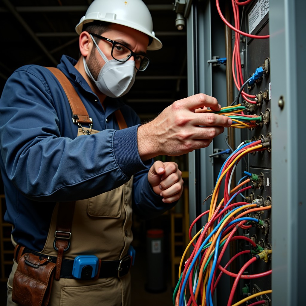 Free Precision Electrical Work Image - Electrician, Wiring, Technician ...