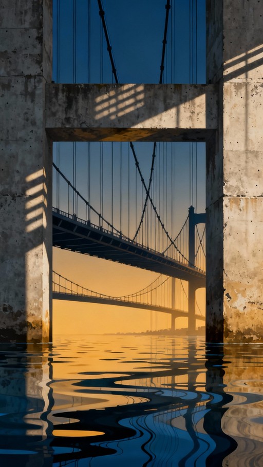 Free Sunset Bridge View Image - Sunset, Bridge, Silhouette | Download ...