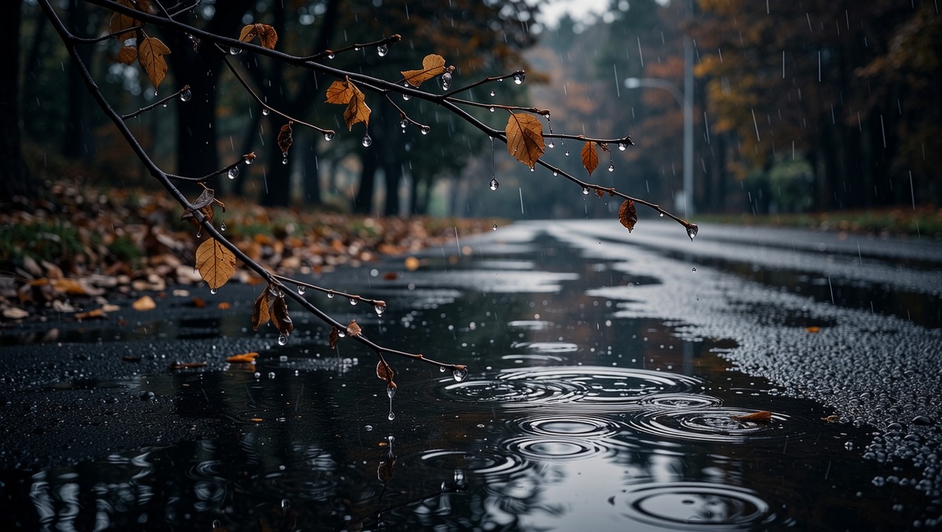 Free Autumn Rain Falling Image - Rain, Autumn, Droplets | Download at ...