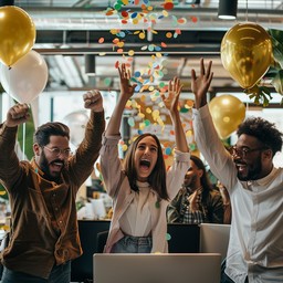 Free Joyful Celebration Moment Image - Celebration, Joy, Balloons ...