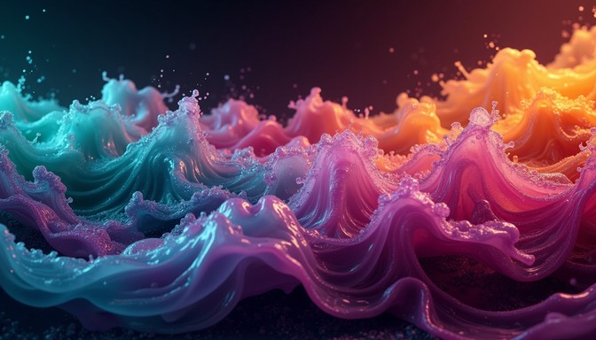 Free Vibrant color waves Image - Vibrant, Colorful, Abstract | Download ...