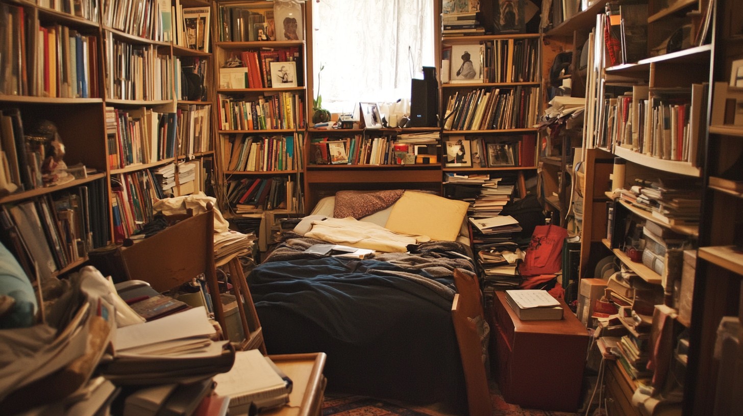 Disarray Study Room Free Cluttered study room Image - Books, Clutter, Study | Download at ...