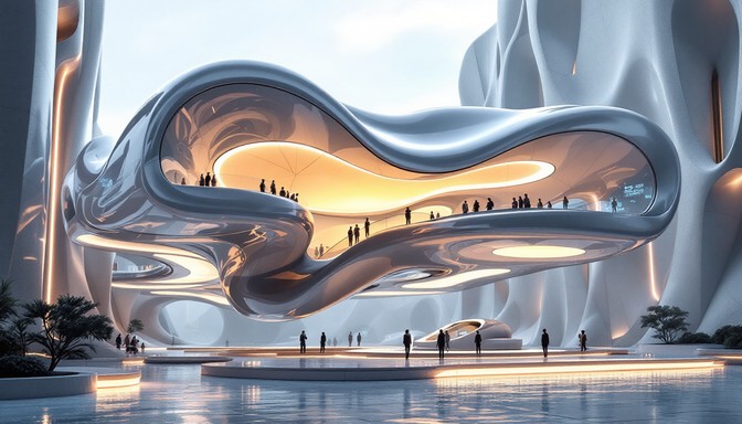 Free Floating Future Architecture Image - Futuristic, Architecture ...