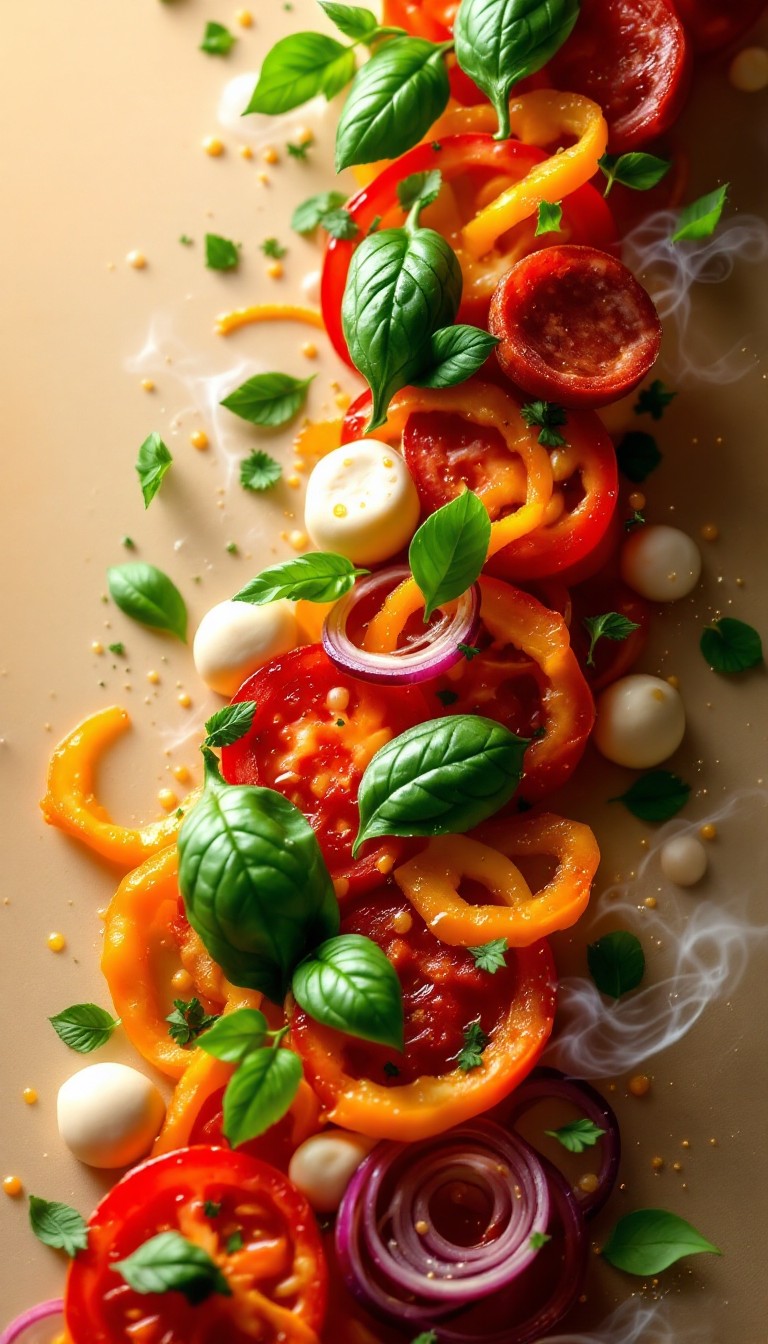 Falling Toppings Free Pizza Toppings Falling Image - Pizza, Toppings, Ingredients ...