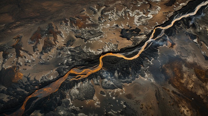 Free Aerial River View Image | Download at StockCake