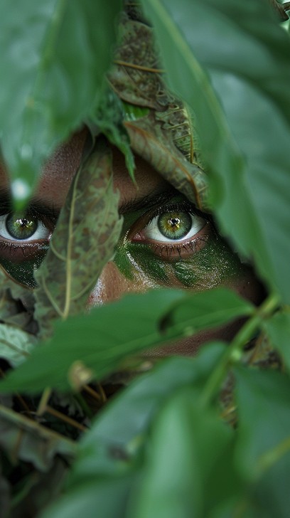Observing Eye Free Camouflaged Eye Gaze Photo - Eyes, Camouflage, Green | Download at ...