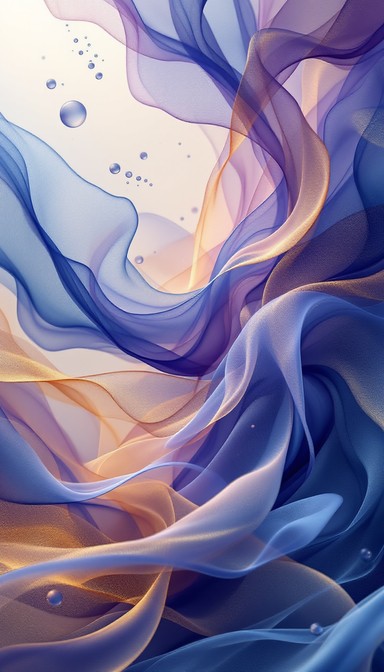 Free Flowing Blue Symphony Image - Flowing, Azure, Golden | Download at ...