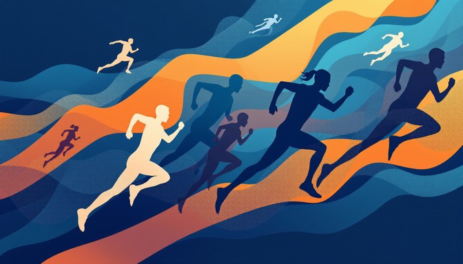 Free Dynamic Athletes Racing Image - Runners, Athletics, Motion ...
