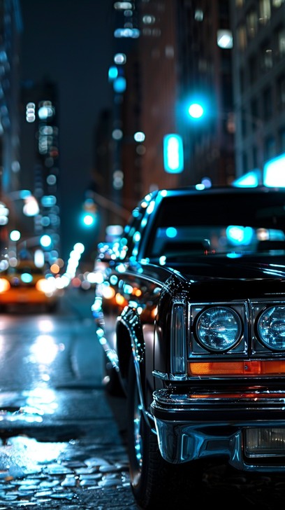 Free Urban Night Drive Image - City, Night, Car | Download at StockCake