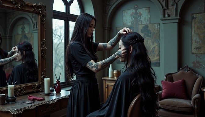 Free Gothic hair ritual Image - Gothic, Victorian, Salon | Download at ...