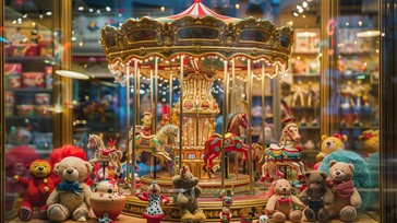 Free Enchanting Carousel Display Image - Carousel, Plush, Toys ...
