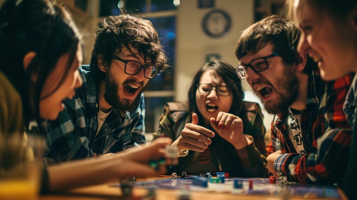 Free Exciting Game Night Image - Friends, Excitement, Boardgame ...