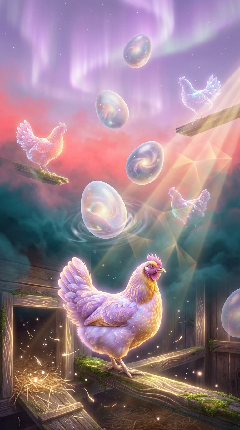 Free Mystical Chicken Farm Image - Fantasy, Surreal, Chicken | Download ...
